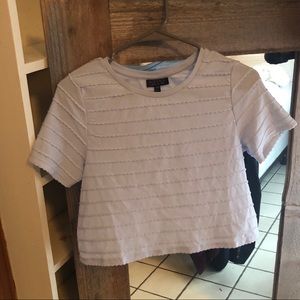 Baby Blue Top Shop Crop Top